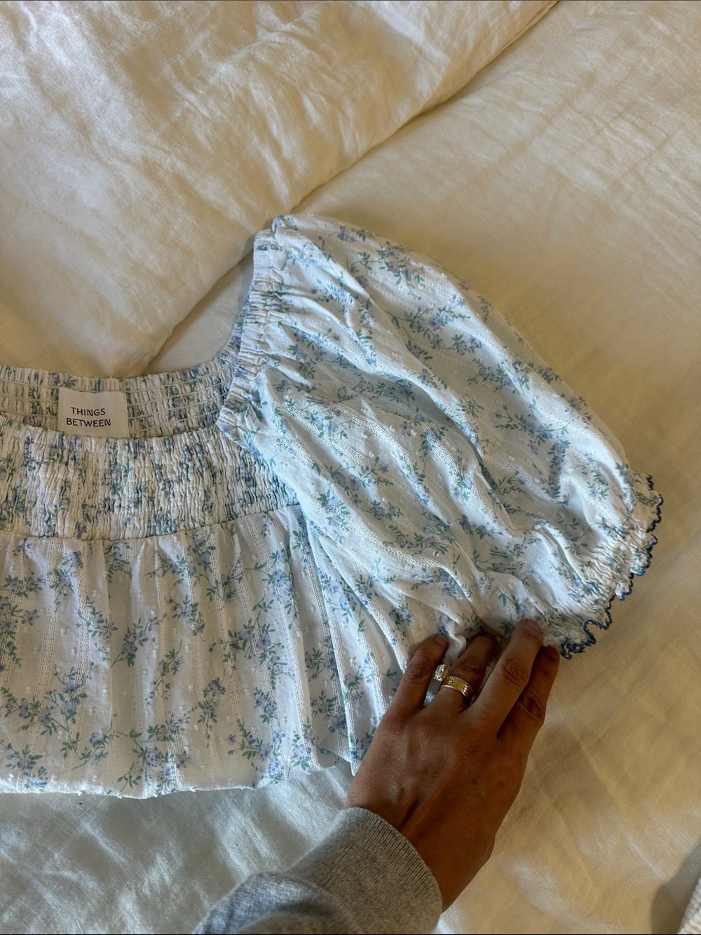 Smocked detail blouse - Picture 3 of 3